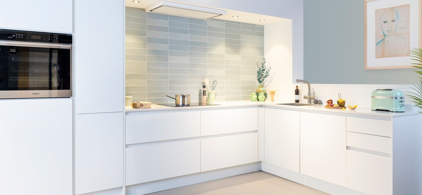 witte design keuken