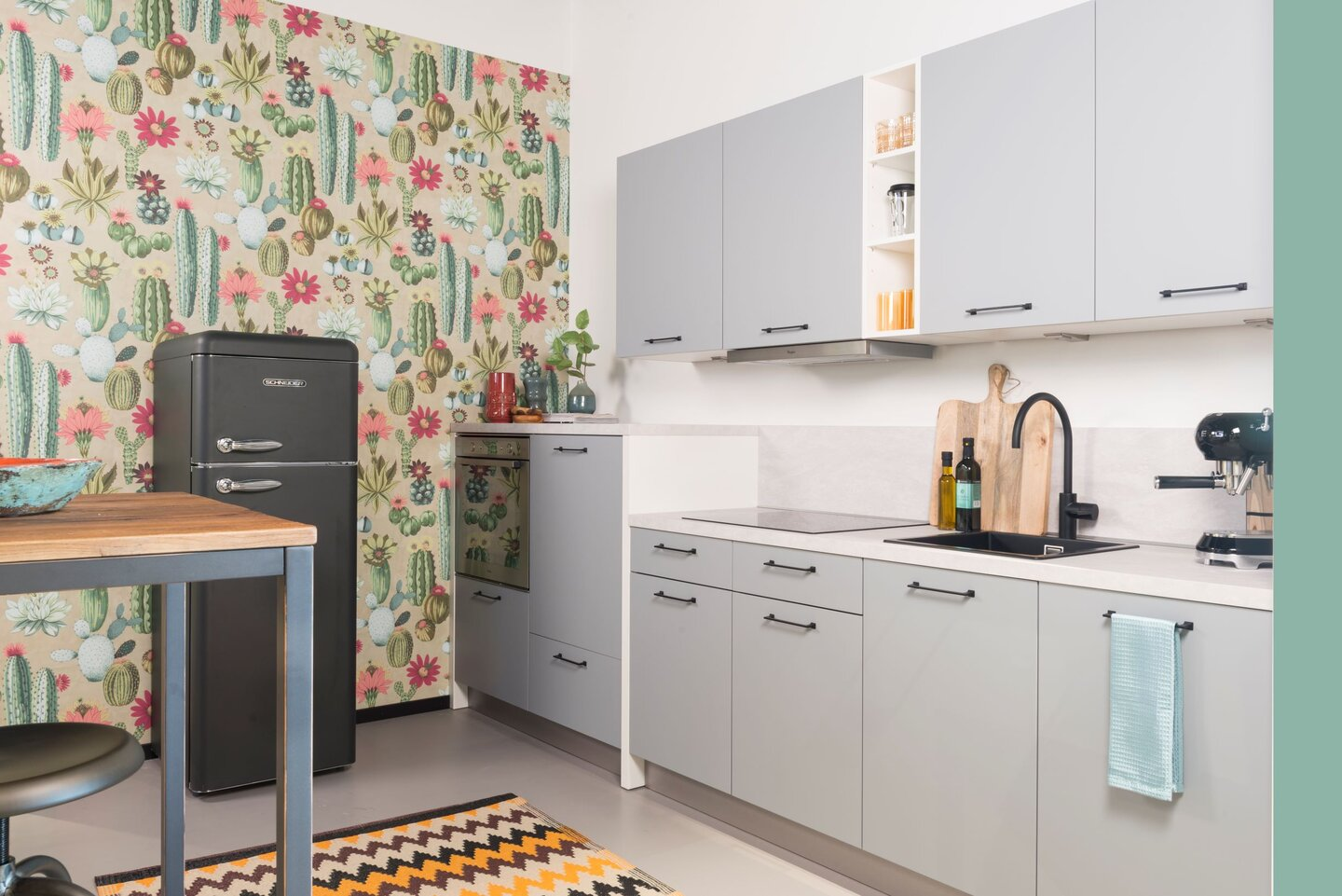 grijze kleine keuken grijze kleine keuken