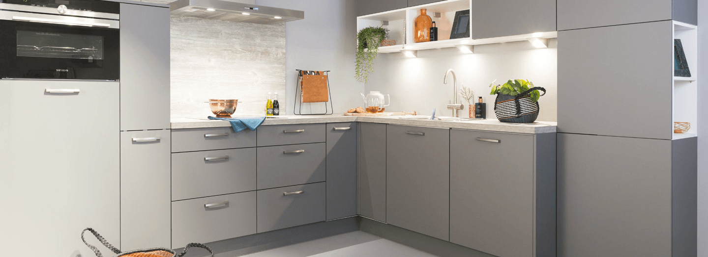 Matte kleuren in de keuken