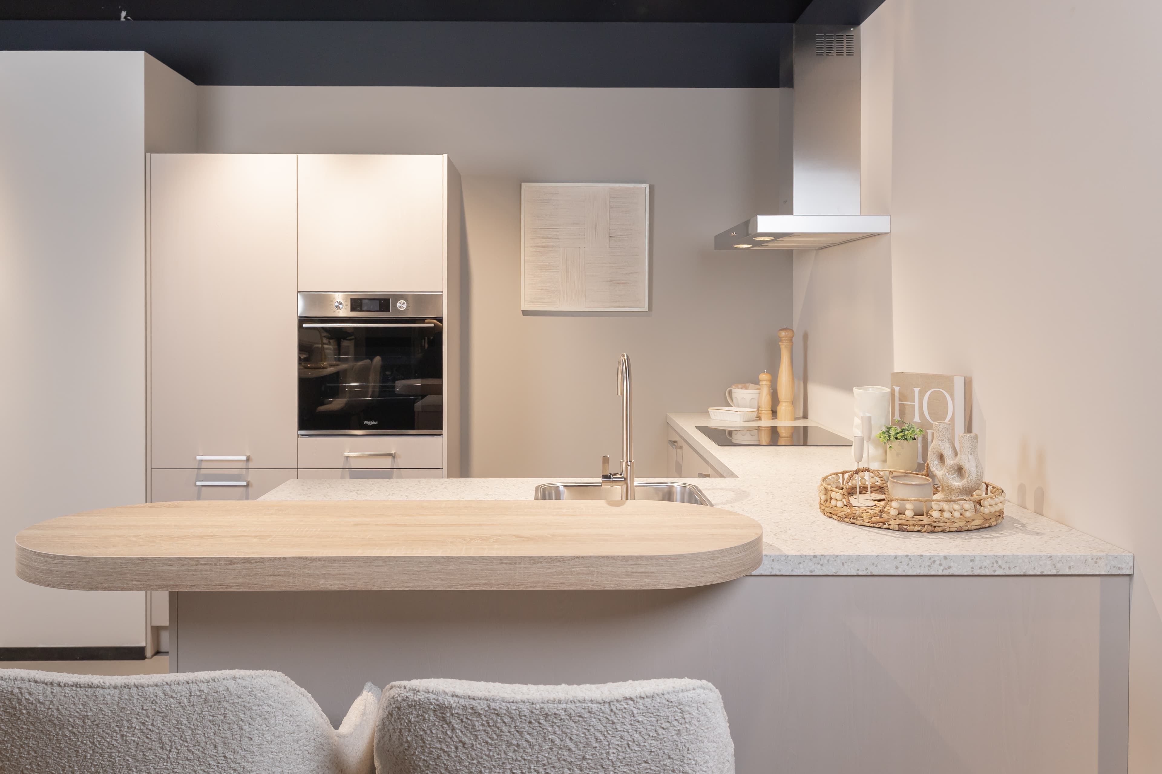 detailfoto van een Hello Kitchen Keuken met schiereiland