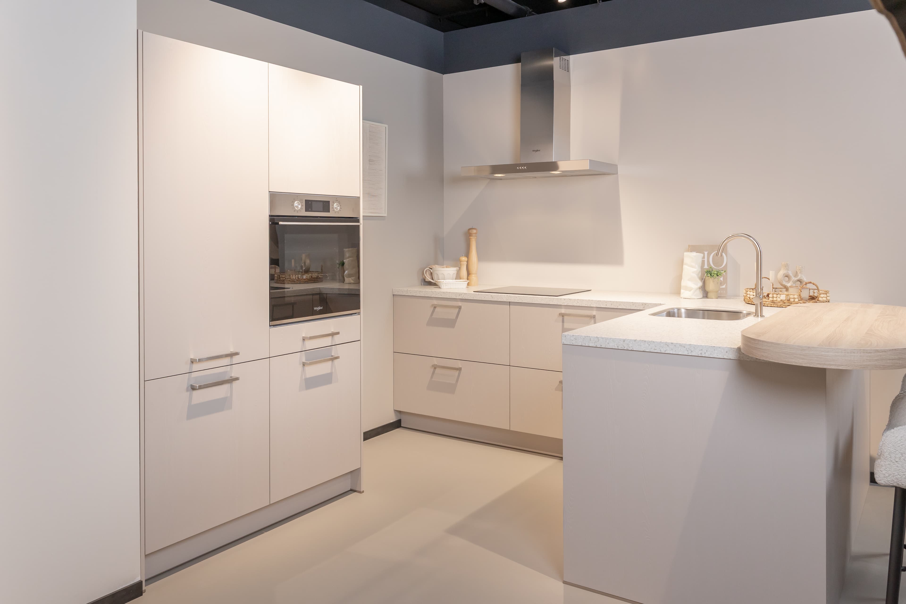 detailfoto van een Hello Kitchen Keuken met schiereiland
