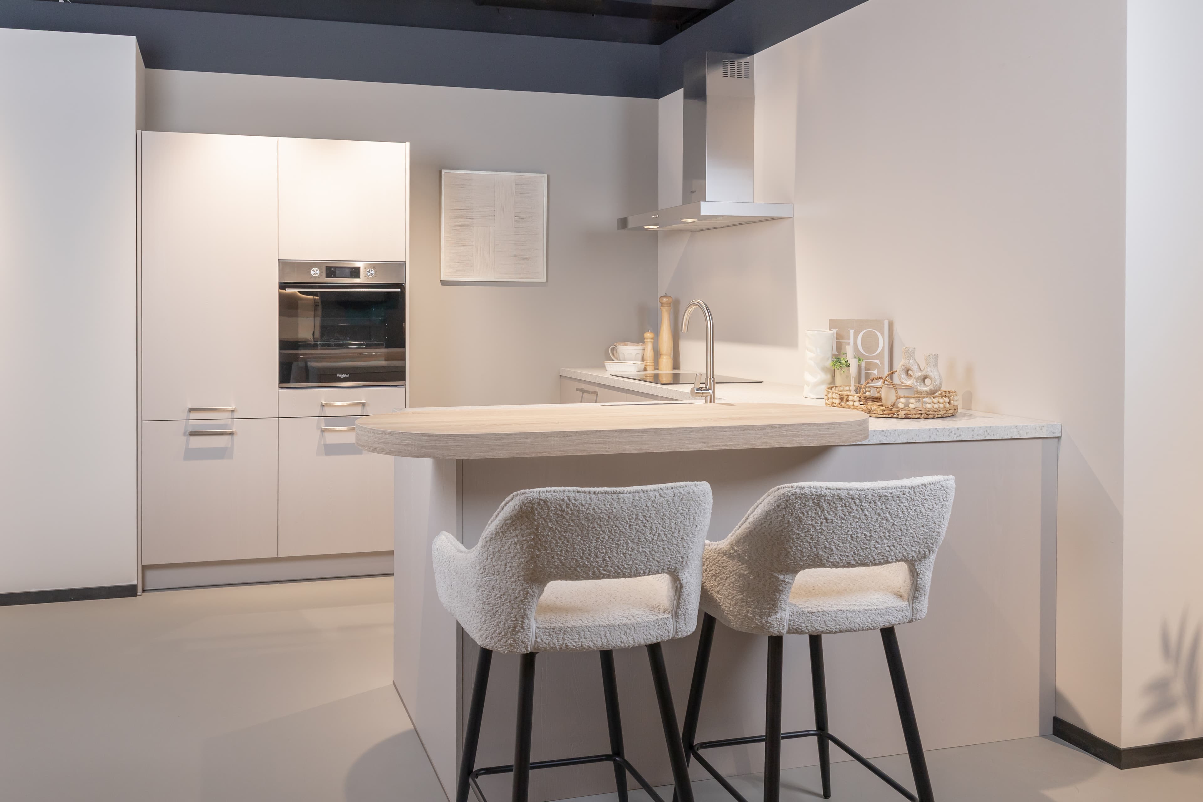 detailfoto van een Hello Kitchen Keuken met schiereiland