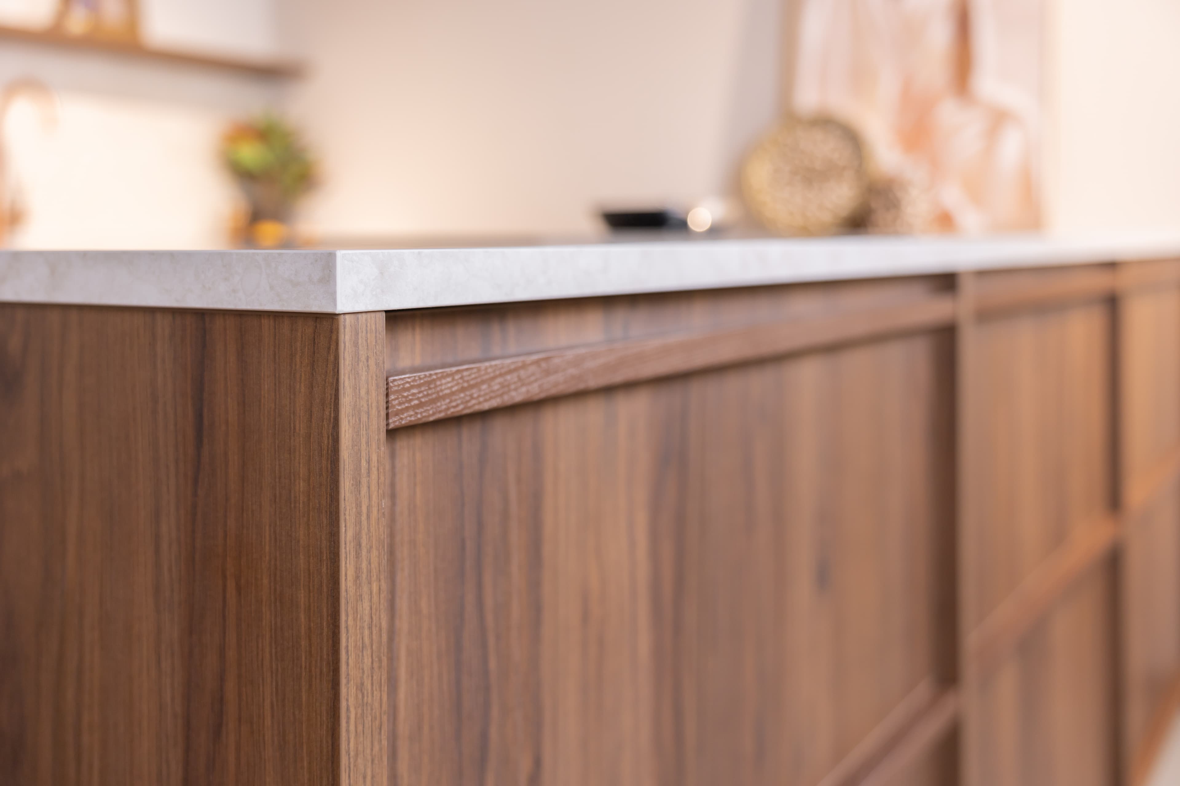 detailfoto van een Hello Kitchen Keuken met schiereiland